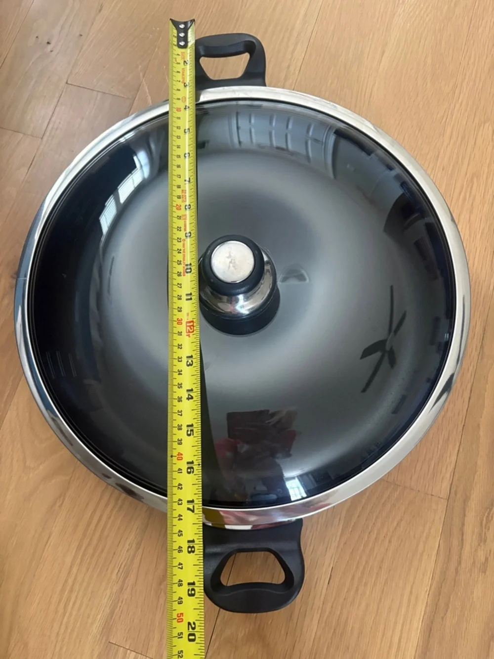 Ultrex Vantage XL Black Nonstick Saute Pan with Glass Lid